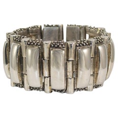 Sterling Silber Schweres Gliederkette Armband 188,5 g