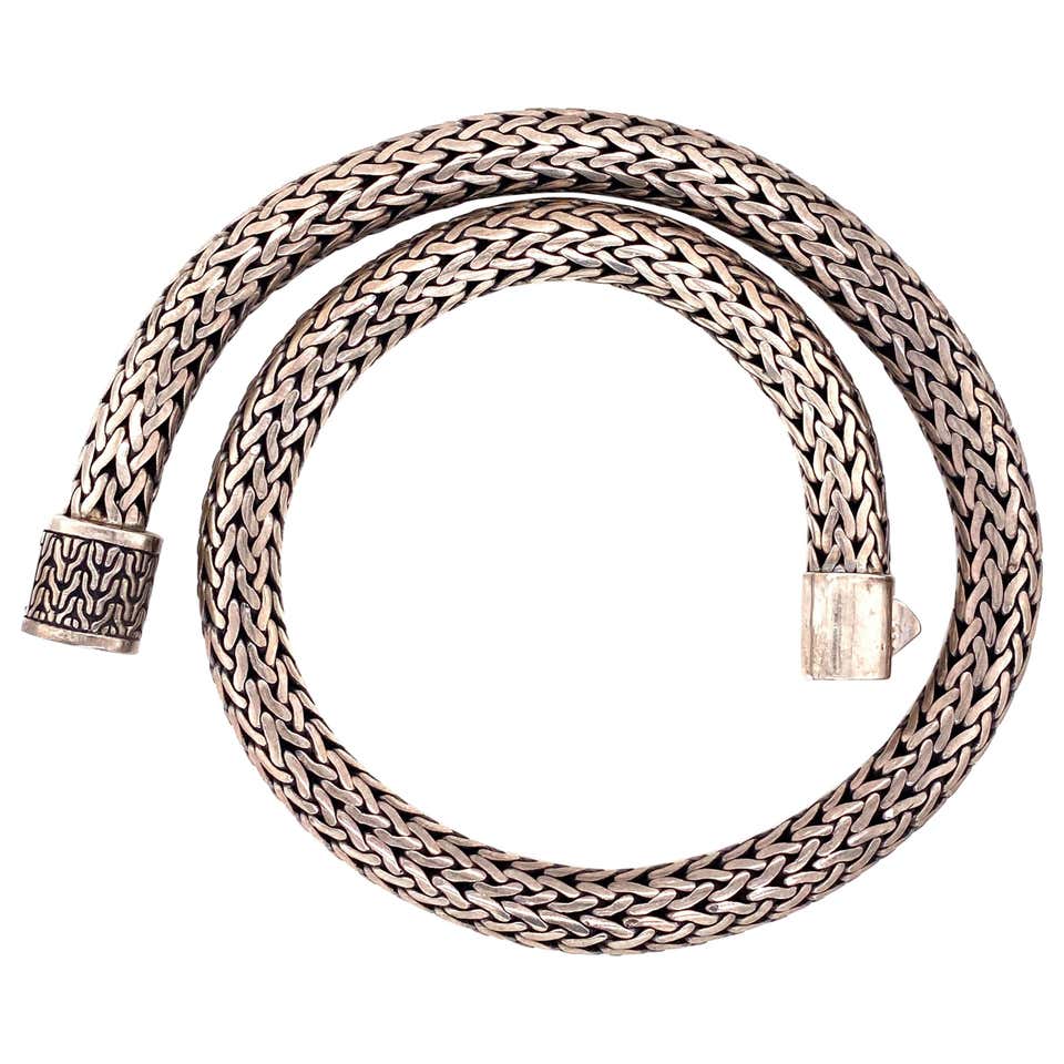 Sterling Silver Heavy Rope Necklace Estate Fine Jewelry Estate For Sale ...