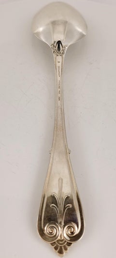 Sterling Silver Heavy Tiffany Co Pat 1869 Deco Spoon