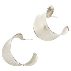 Sterling Silver Hilma Hoop Earrings 