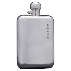 Sterling Silver Hip Flask by Carr's of Sheffield