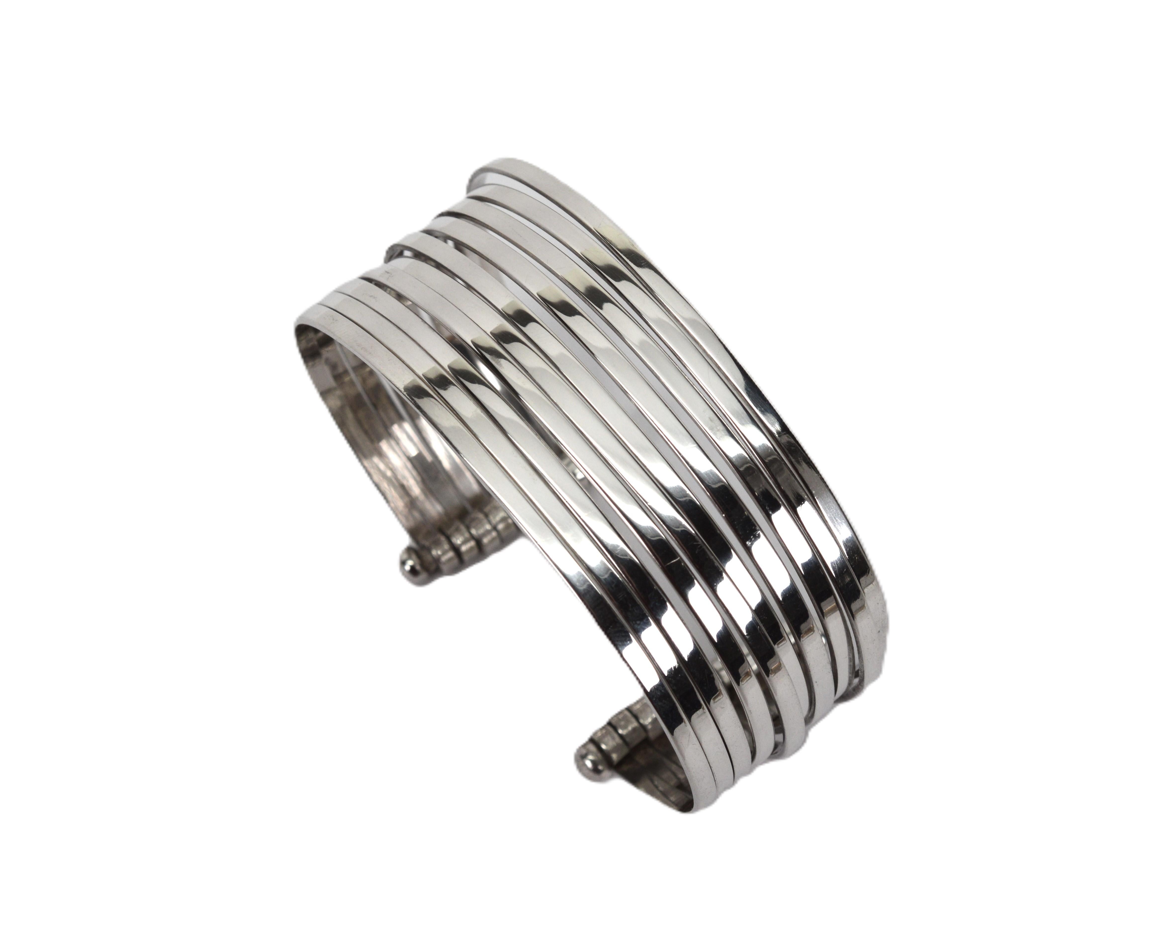 Bracciale HOB Multi Stack in argento sterling in vendita 1