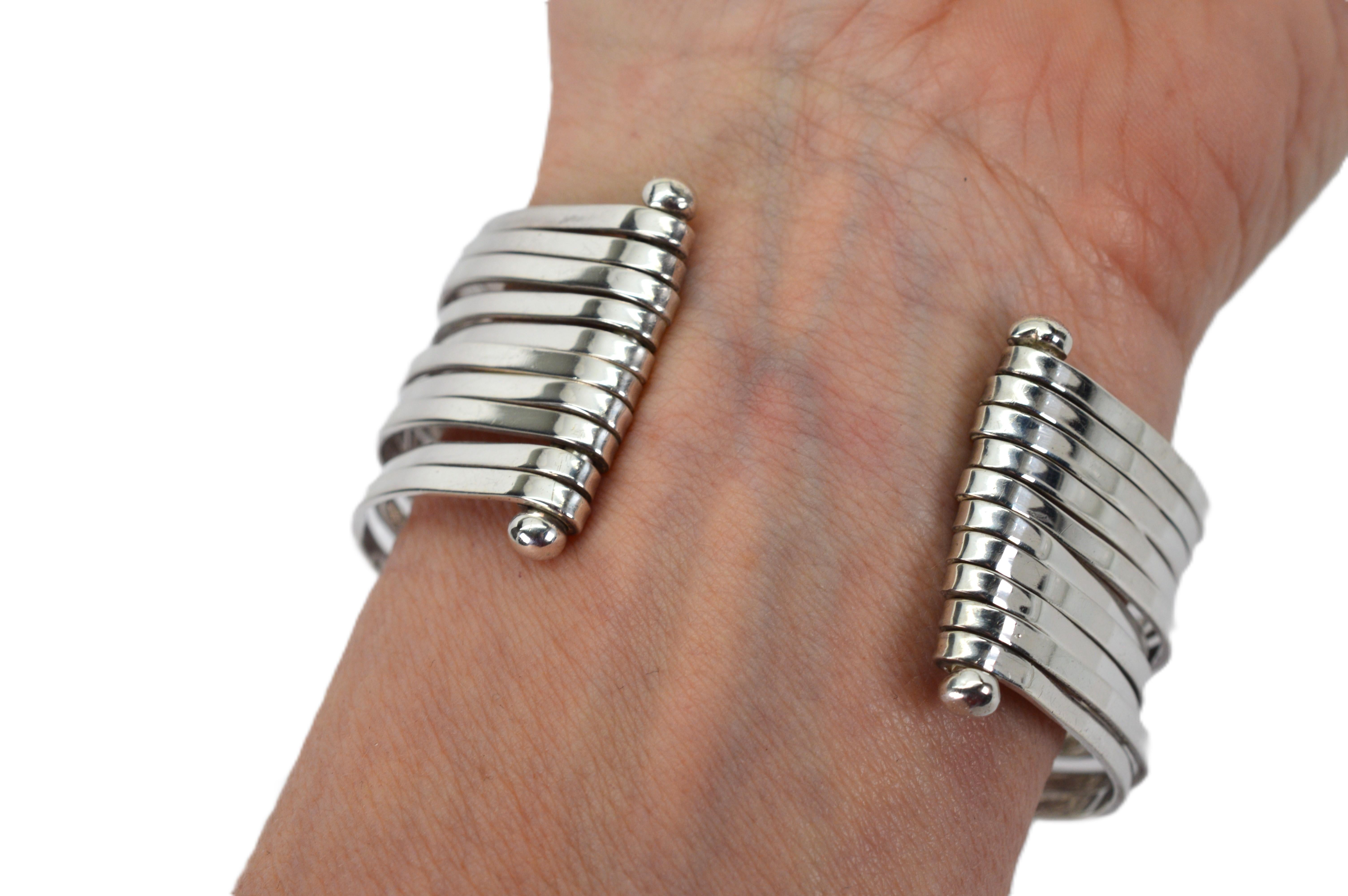 Bracciale HOB Multi Stack in argento sterling in vendita 2