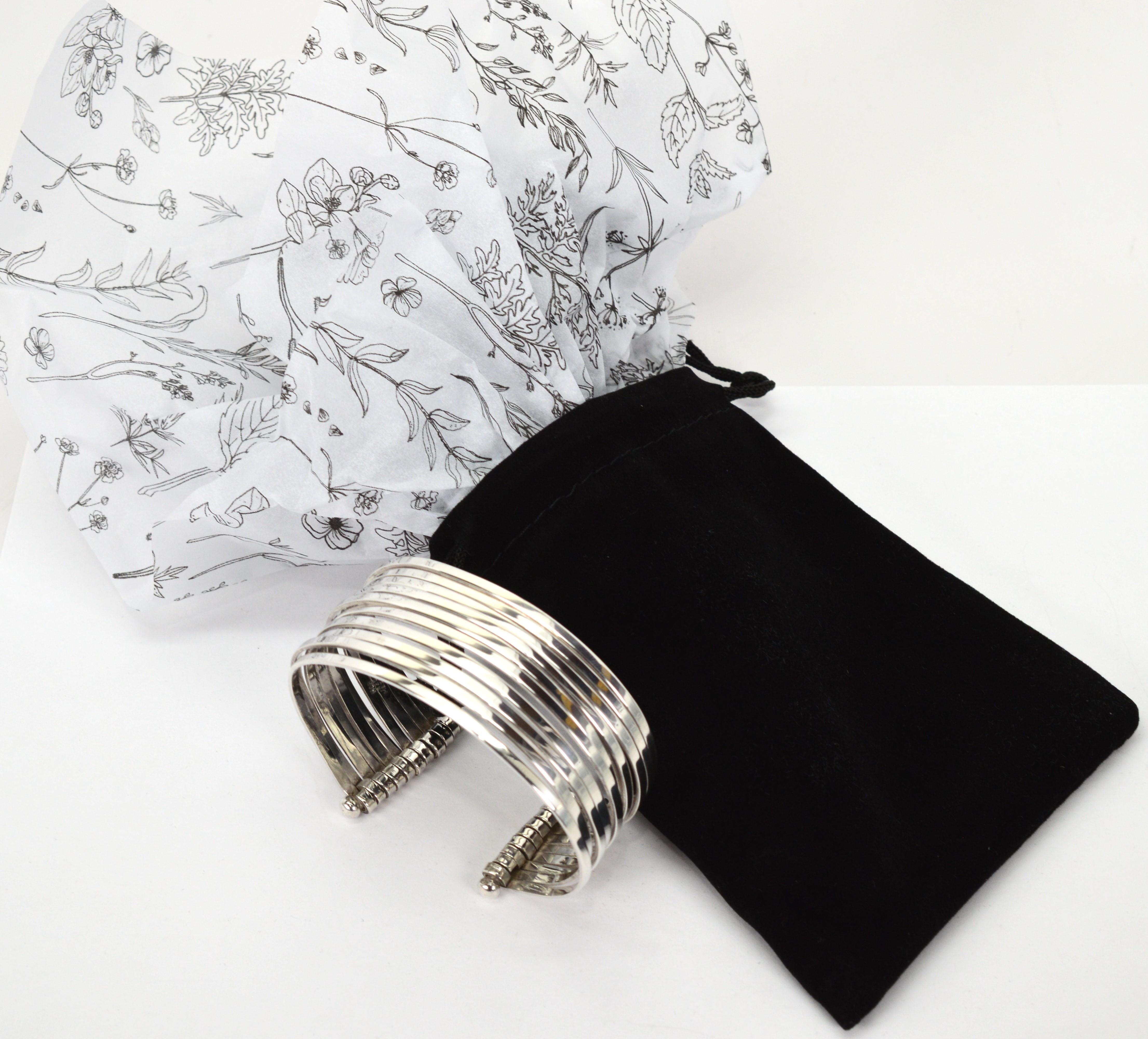 Bracciale HOB Multi Stack in argento sterling in vendita 5