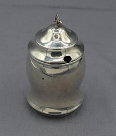 Sterling Silver Honey Pot with Bee Finial