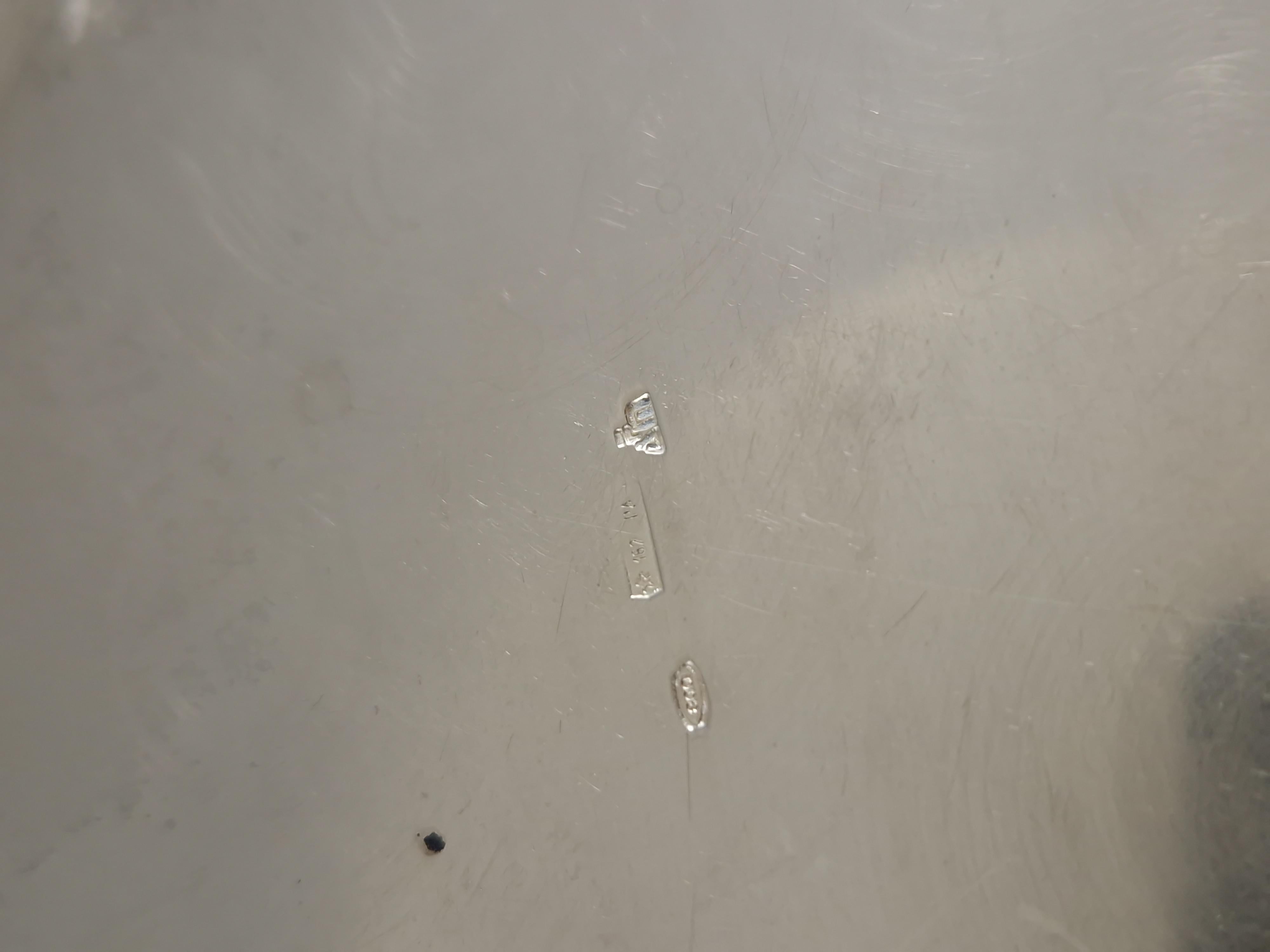 Secchiello per ghiaccio in argento Sterling Secchiello per champagne Raffreddatore per vino in vendita 4