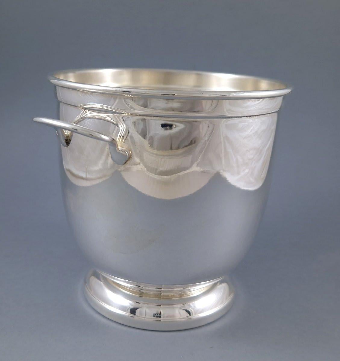 Sterling silver ice bucket Plata esterlina en venta