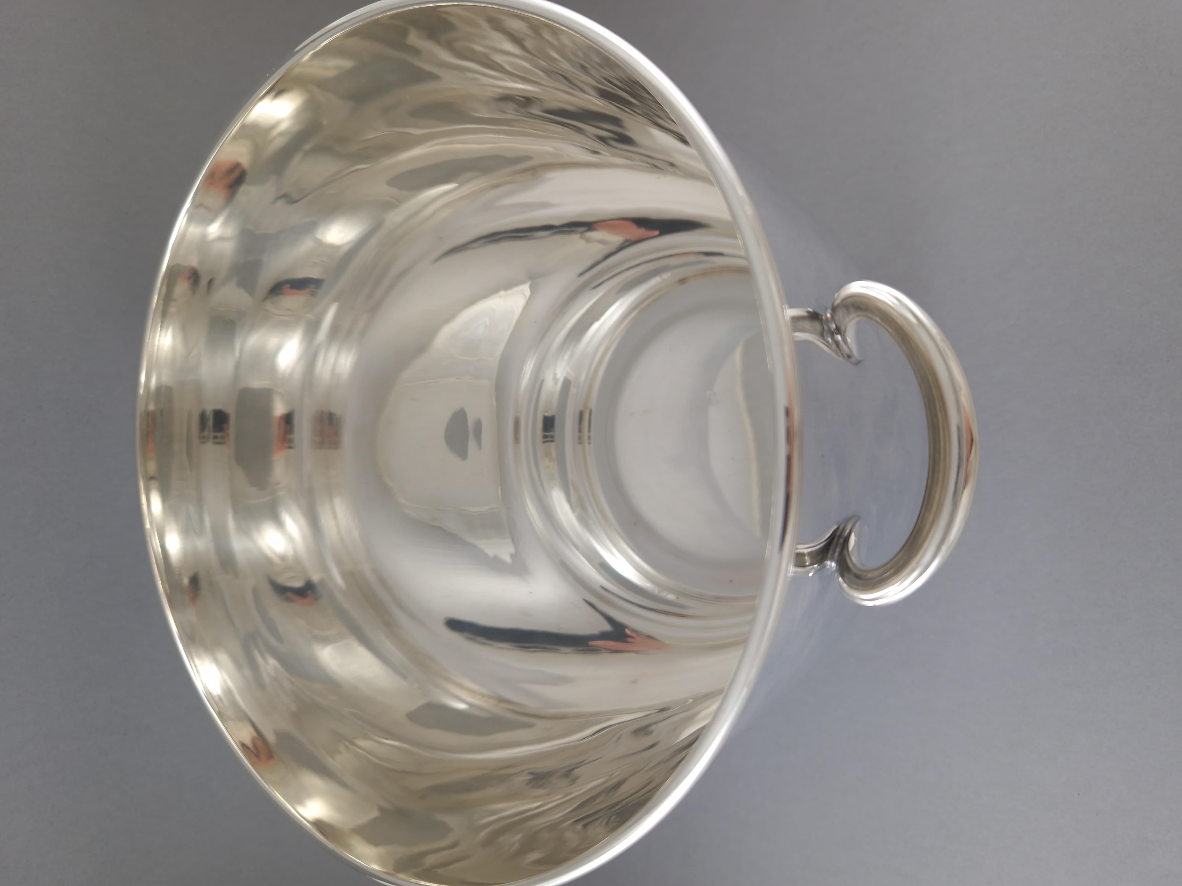 Sterling Silver Ice champagne Bucket finales del siglo XX en venta
