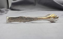 Sterling Silver Ice or Sugar Tongs by Manchester Silver Co.