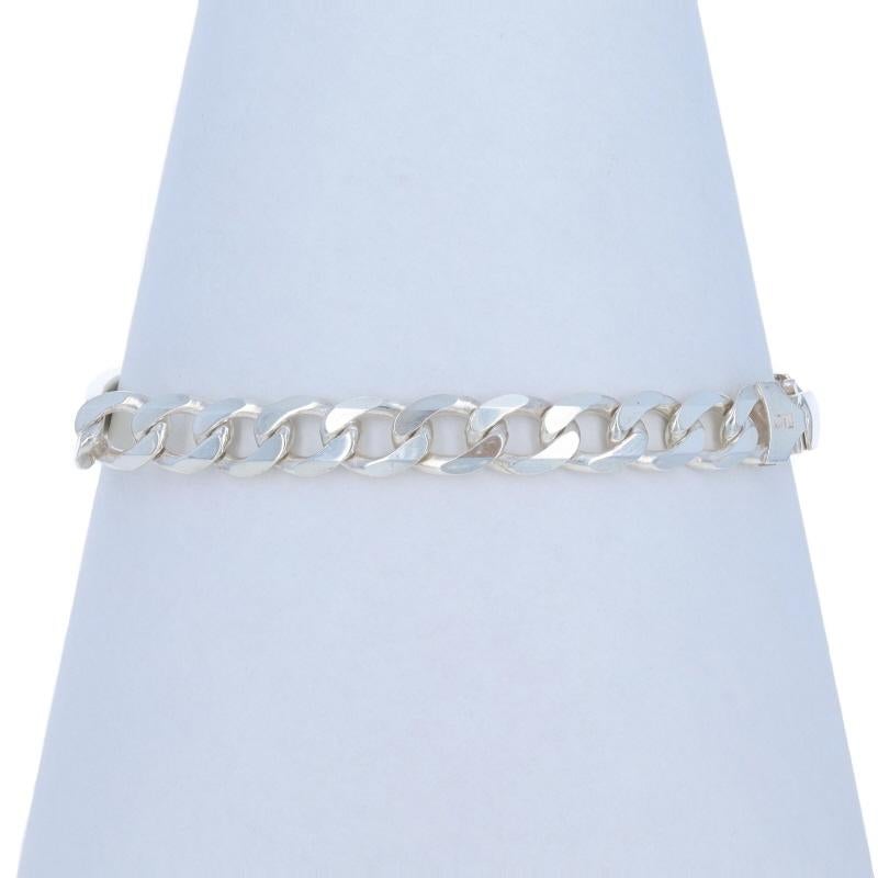 Bracciale da uomo in argento Sterling Bar 8