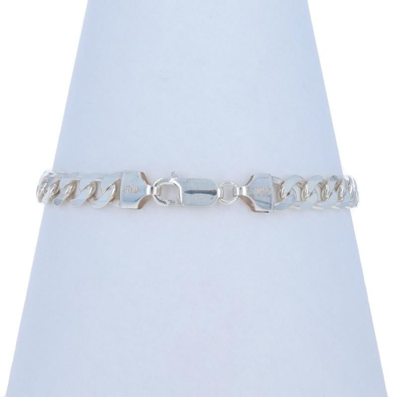 da uomo o donna Bracciale da uomo in argento Sterling Bar 8