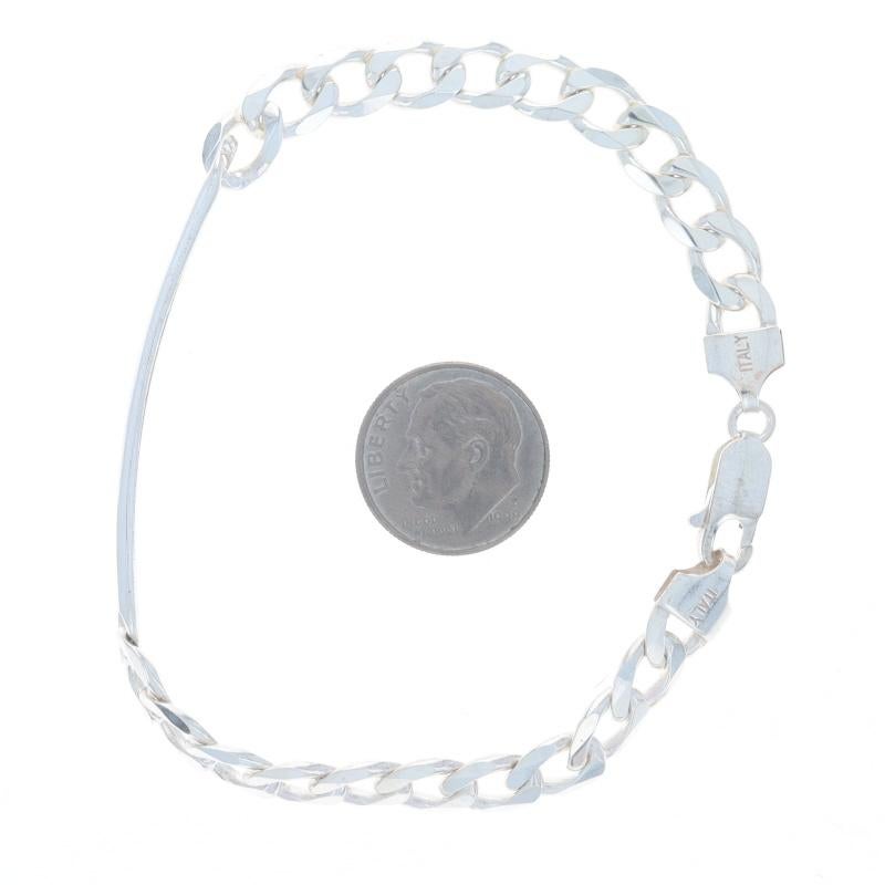 Bracciale da uomo in argento Sterling Bar 8