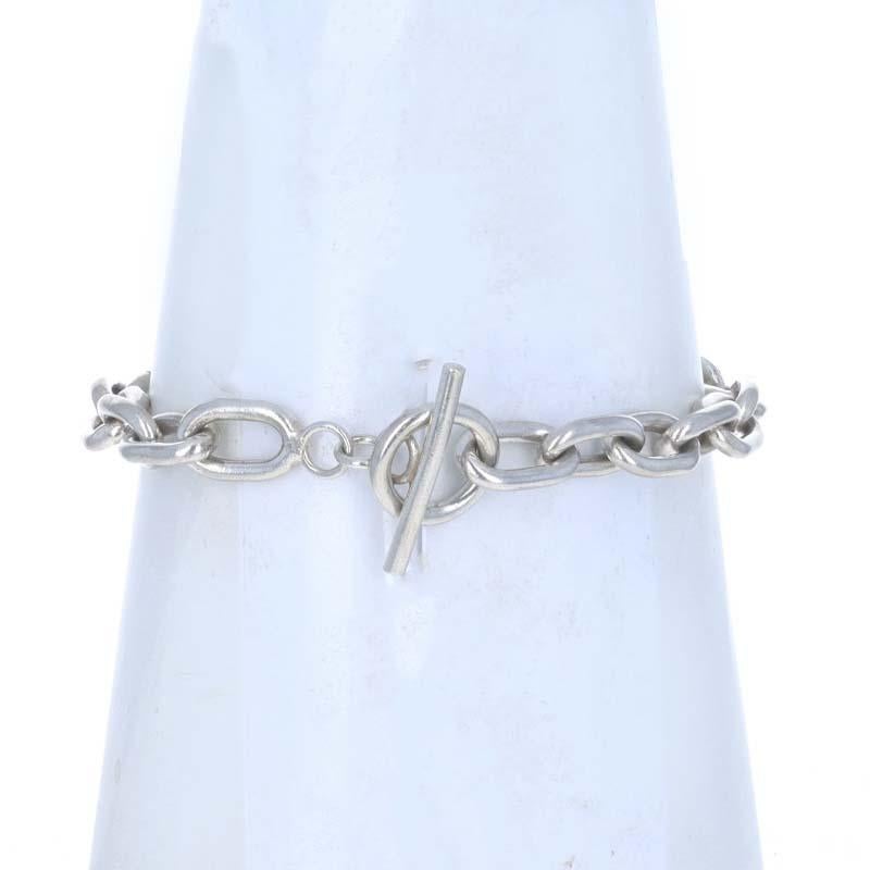 Sterling Silber Identifikation Bar Herrenarmband 8