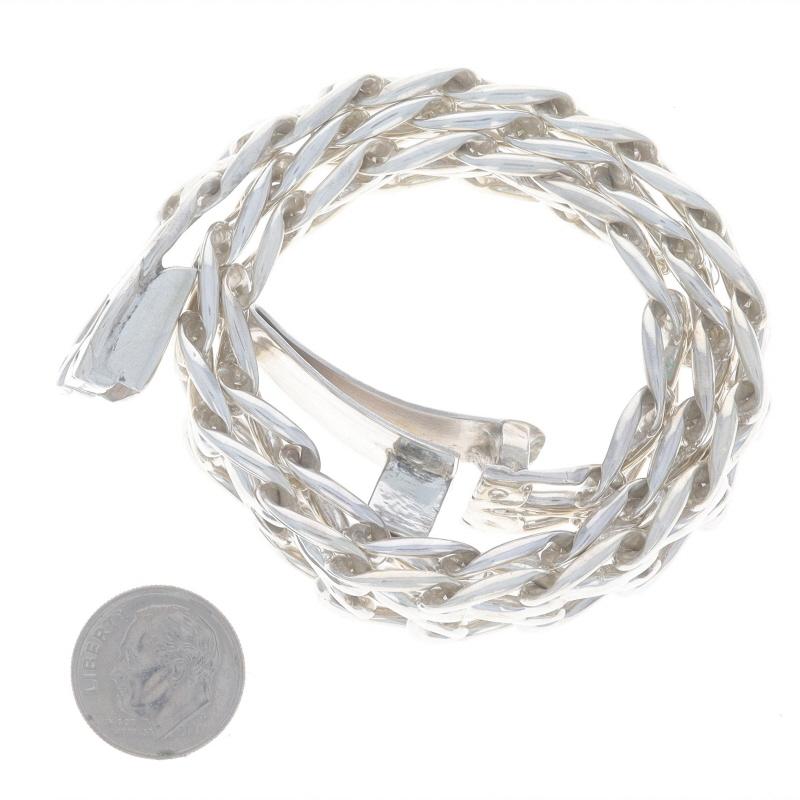 Sterling Silber Unendlichkeit Gliederhalsband Halskette 14 1/2