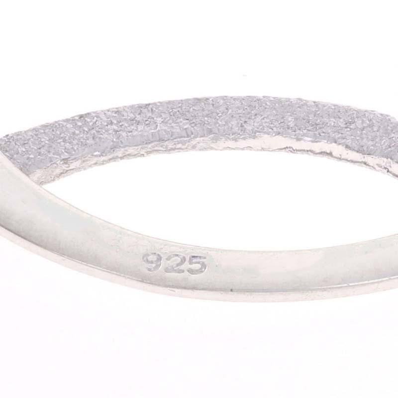 Sterling Silver Interlocking Circle Dangle Earrings - 925 Stardust Pierced For Sale 1