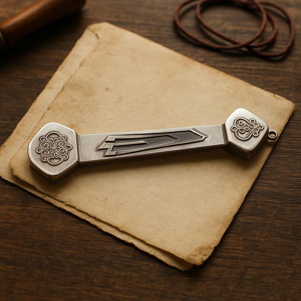 A Timeless Expression of Faith and Heritage

Enhance your home or collection with this Sterling Silver Mezuzah, crafted in Israel and marked with “ST .925 Made in Israel.” While the sacred scroll is missing, the mezuzah’s refined design still serves