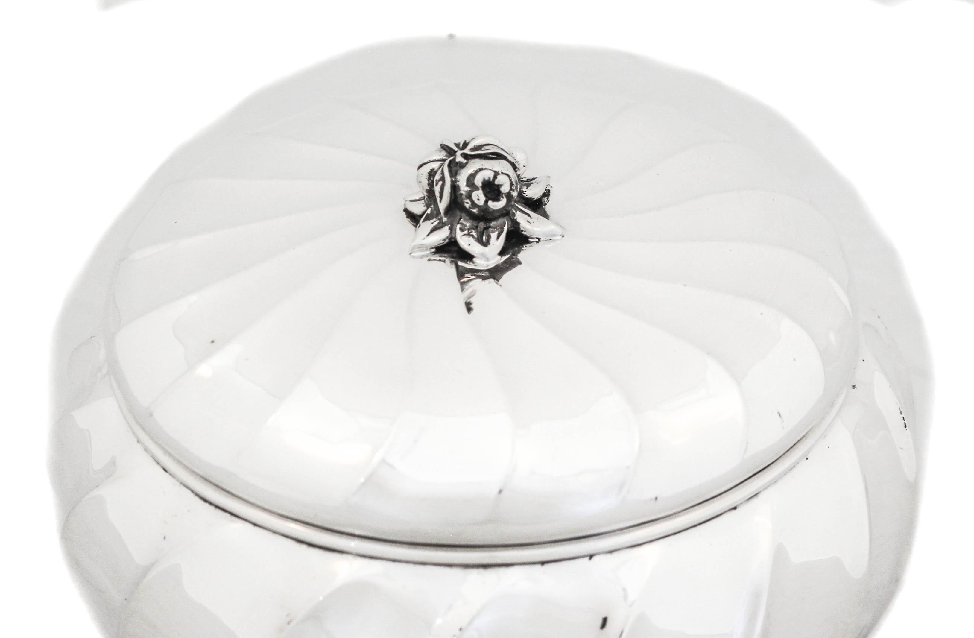 Sterling Silver Italian Box In Excellent Condition For Sale In Brooklyn, NY