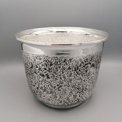 Sterling Silber Italienisch  - Cachepot Vasenhalter