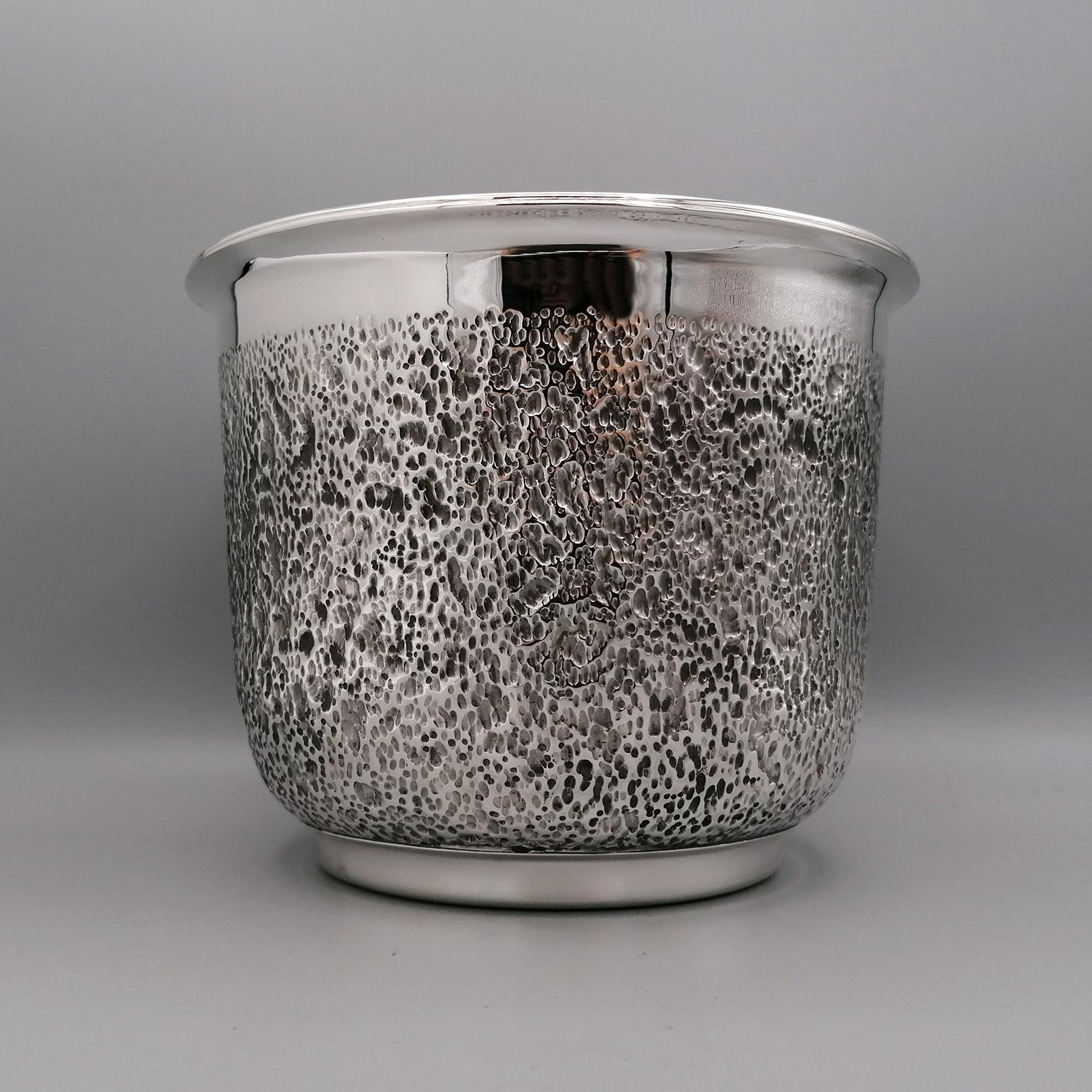 Other Sterling Silver Italian  - Cachepot Vase Holder For Sale