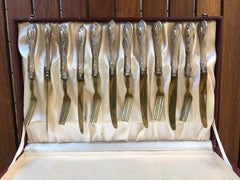 Sterling Silver Italian Dessert Cutlery Set of Six