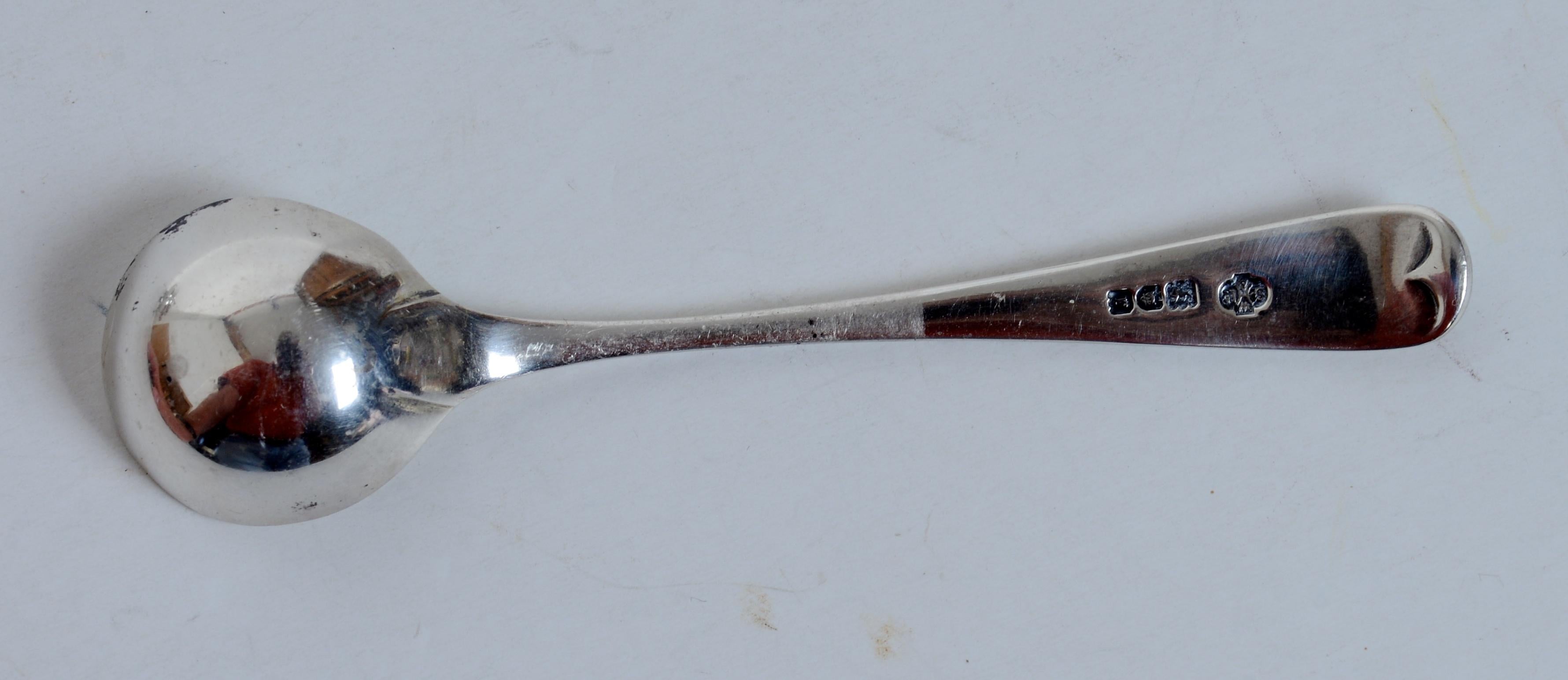 Pot à confiture ou à moutarde en argent sterling avec revêtement en cobalt d'origine par Savory, 1828/29 en vente 7