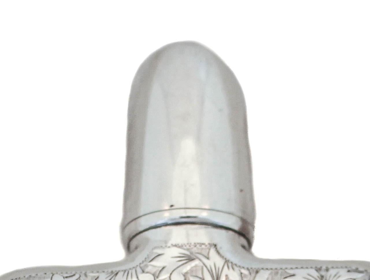 Japanese Sterling Silver Japan Flask