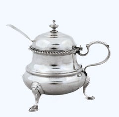 Sterling Silver Jar & Ladle