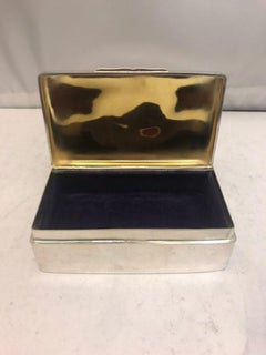 Sterling Silver Jewelry Box by Mappin & Webb