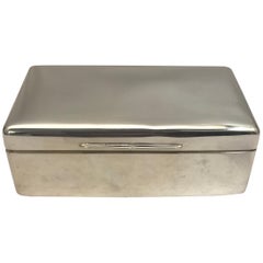 Sterling Silver Jewelry Box by Mappin & Webb