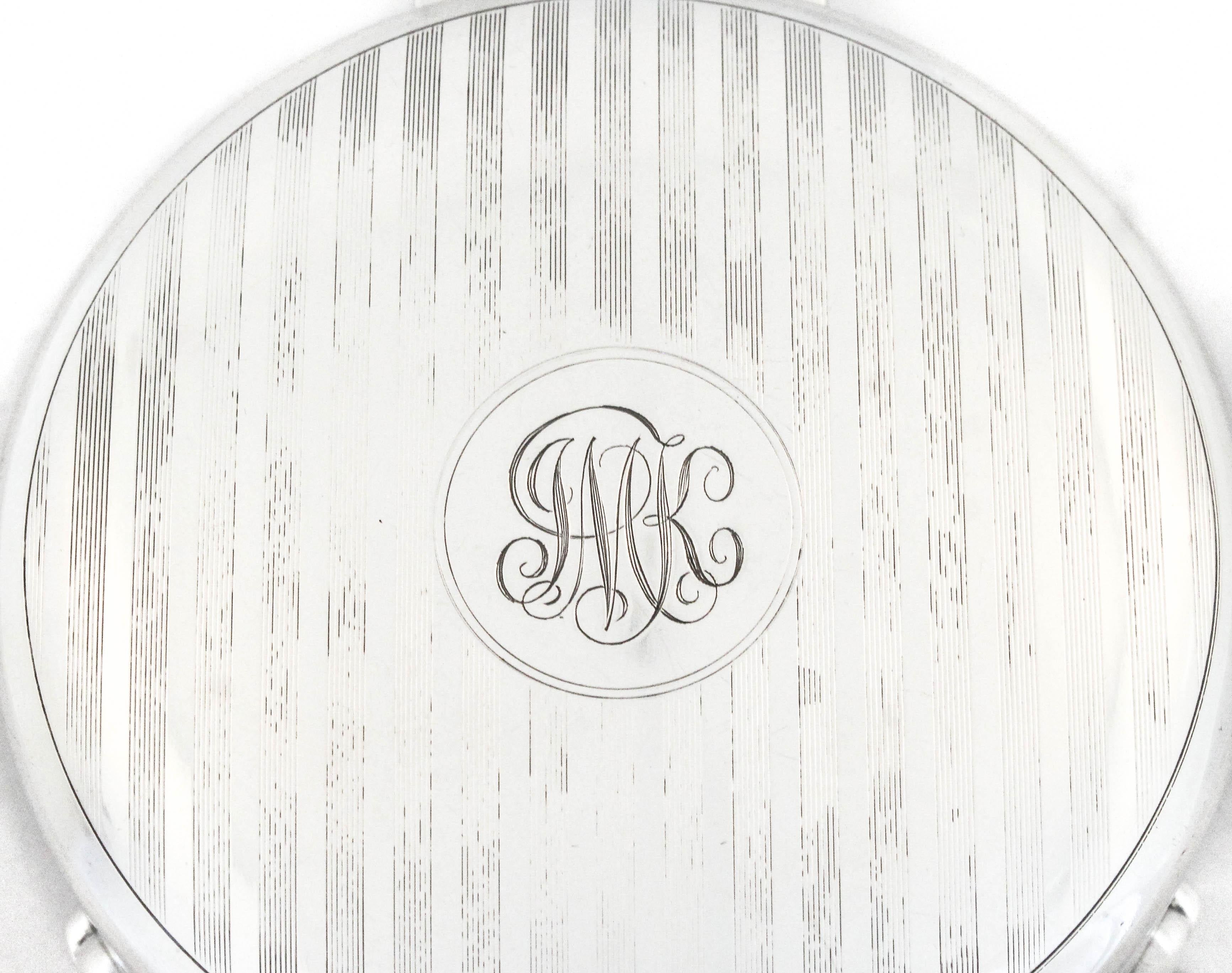 Sterling Silver Jewelry Box In Excellent Condition For Sale In Brooklyn, NY