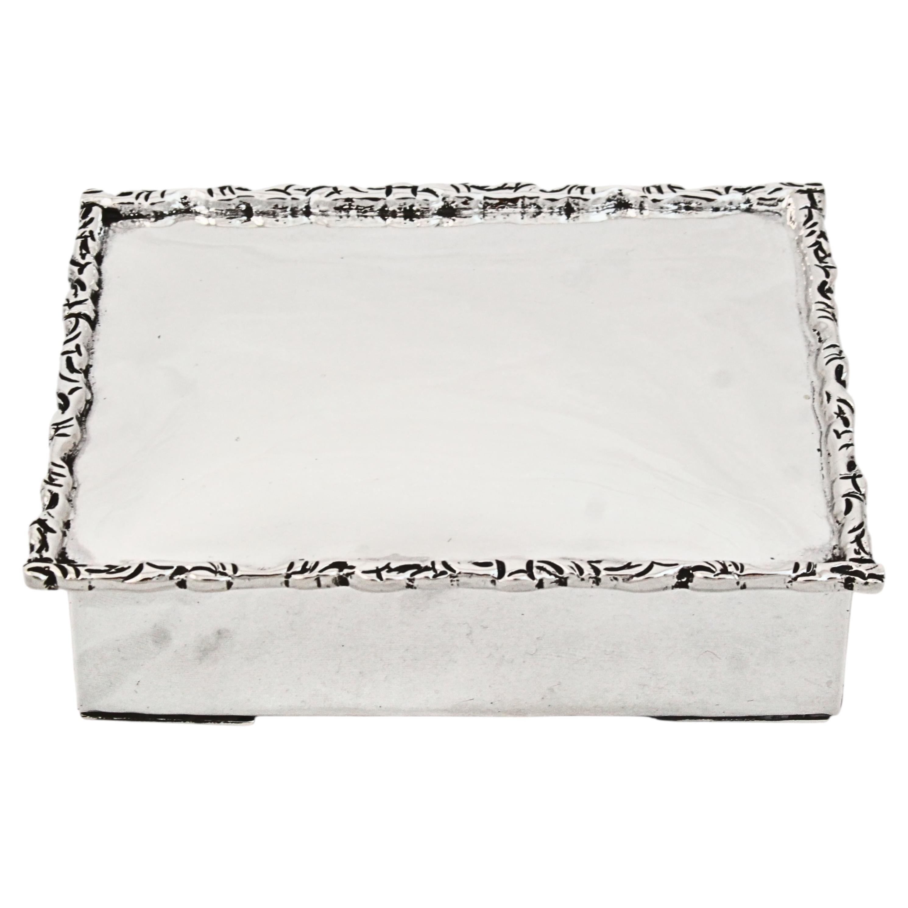 Sterling Silver Jewelry Box