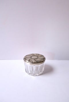 Portagioie in argento 925 con specchio per vanità di Towle