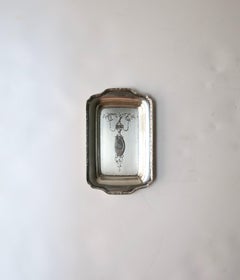 Schmuck-Tablettschale aus Sterlingsilber mit neoklassischem Design