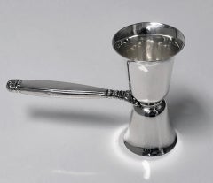 Sterling Silver Jigger Double Barware Birks, 1950