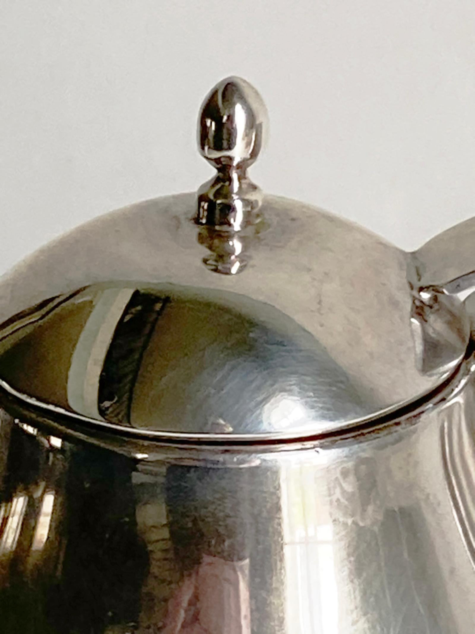 Sterling Silber JLR Juventino Lopez Reyes Mexiko Teekanne Krug im Angebot 4