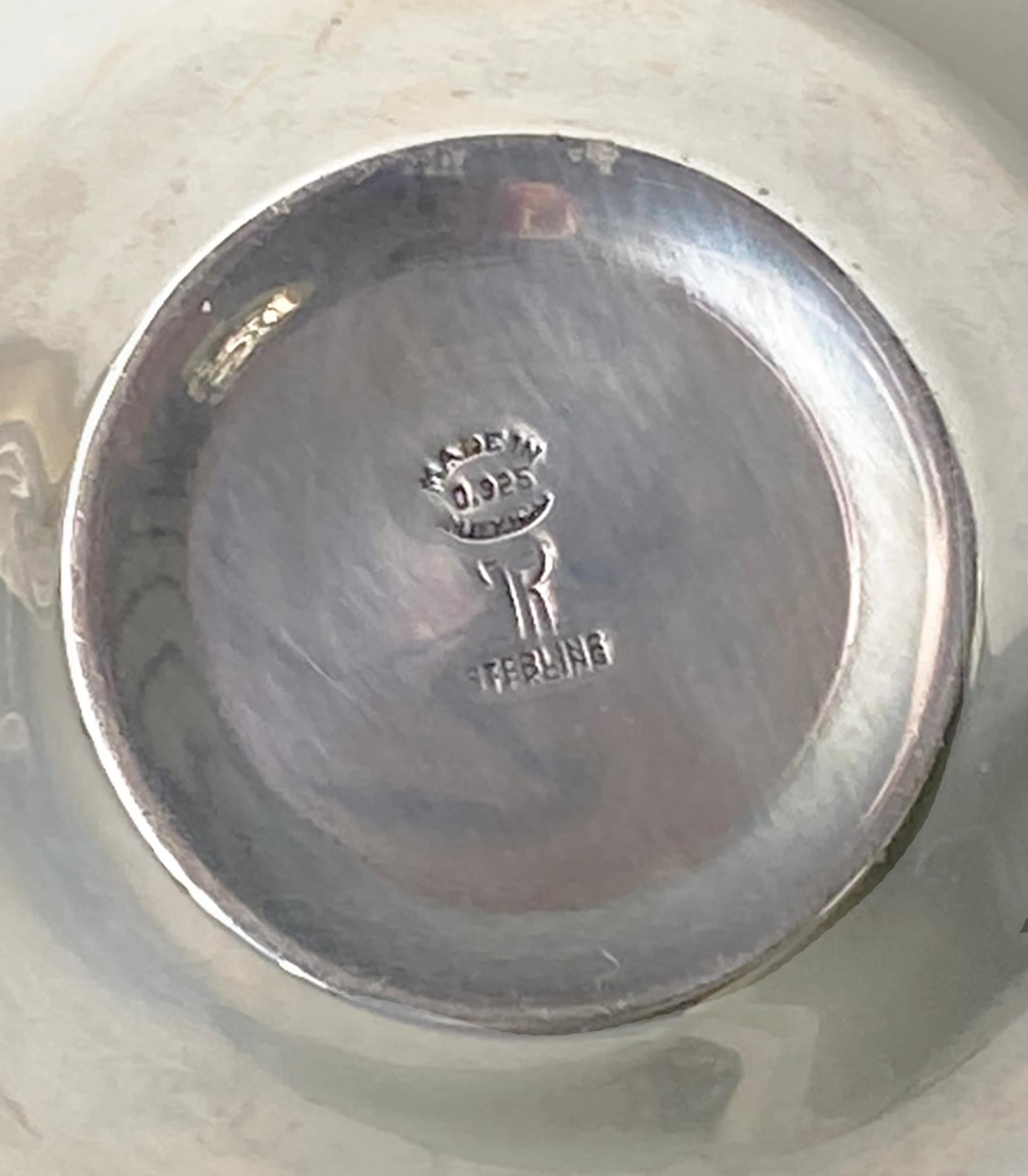 Sterling Silber JLR Juventino Lopez Reyes Mexiko Teekanne Krug im Angebot 5