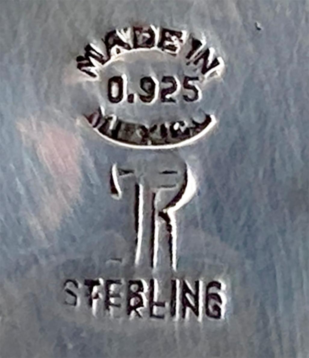 Sterling Silber JLR Juventino Lopez Reyes Mexiko Teekanne Krug im Angebot 6