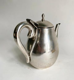 Sterling Silver JLR Juventino Lopez Reyes Mexico Tea Pot Pitcher