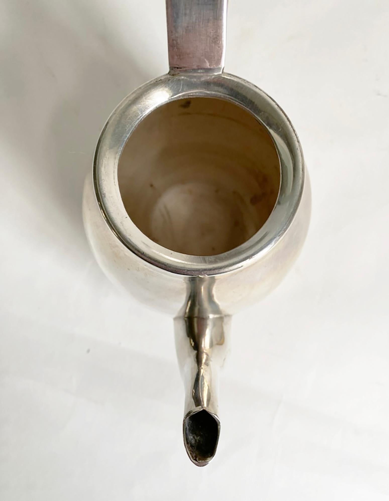 Sterling Silber JLR Juventino Lopez Reyes Mexiko Teekanne Krug im Angebot 1