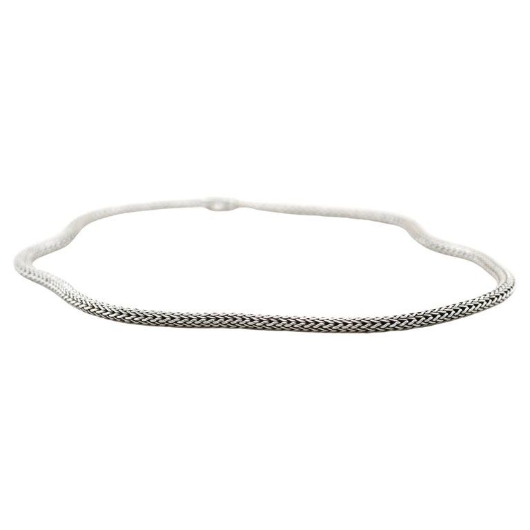 Sterling Silver John Hardy Choker Necklace For Sale at 1stDibs