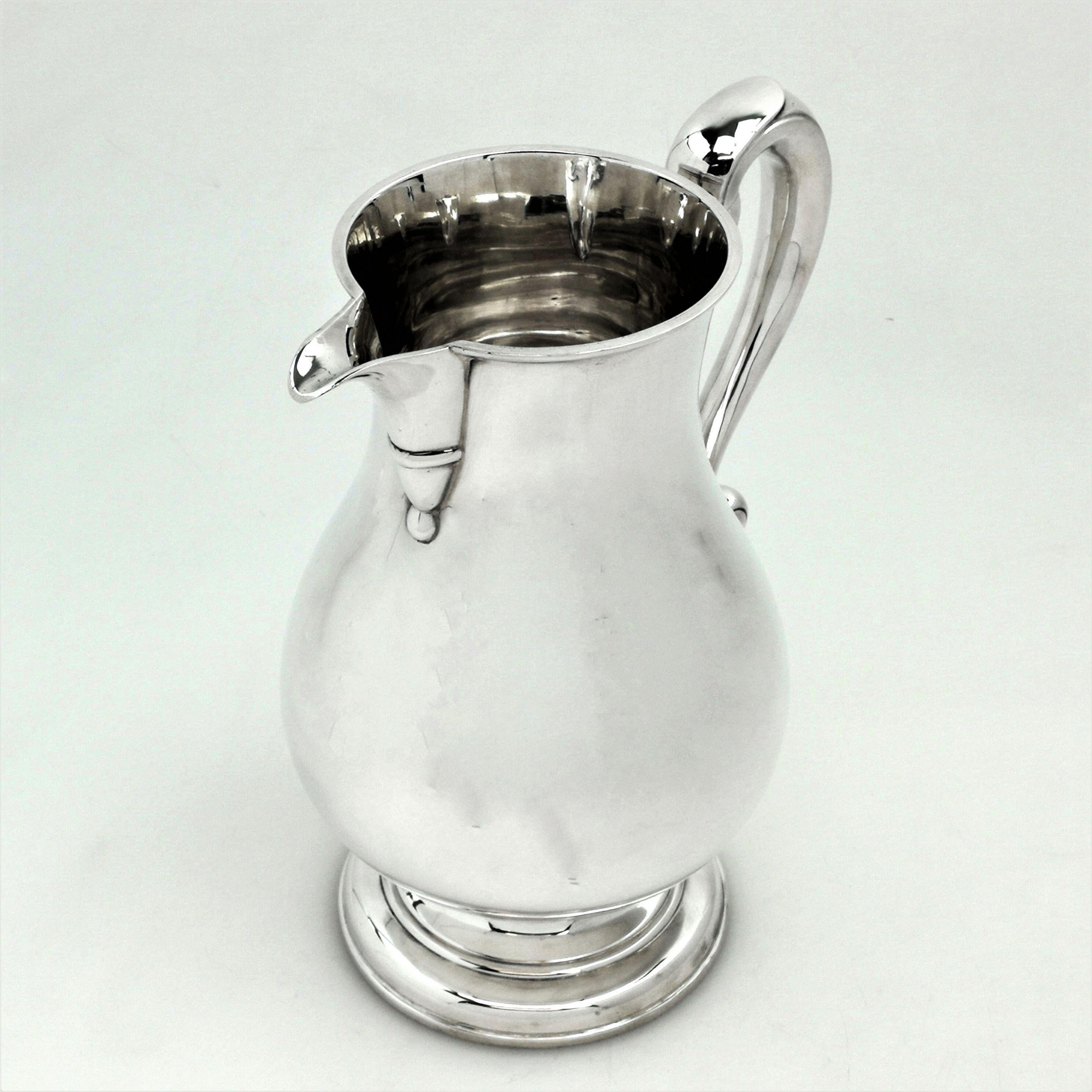 Georgien Pichet / bière / pichet / pichet en argent sterling de style géorgien 1962