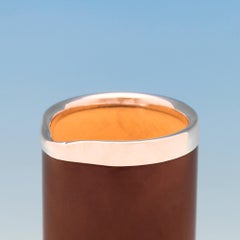 Christopher Dresser Attributed Antique Ceramic and Sterling Silver Jug from 1889