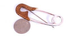 Sterling Silver Jumbo Safety Pin 12555*