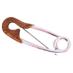 Sterling Silver Jumbo Safety Pin 12555*