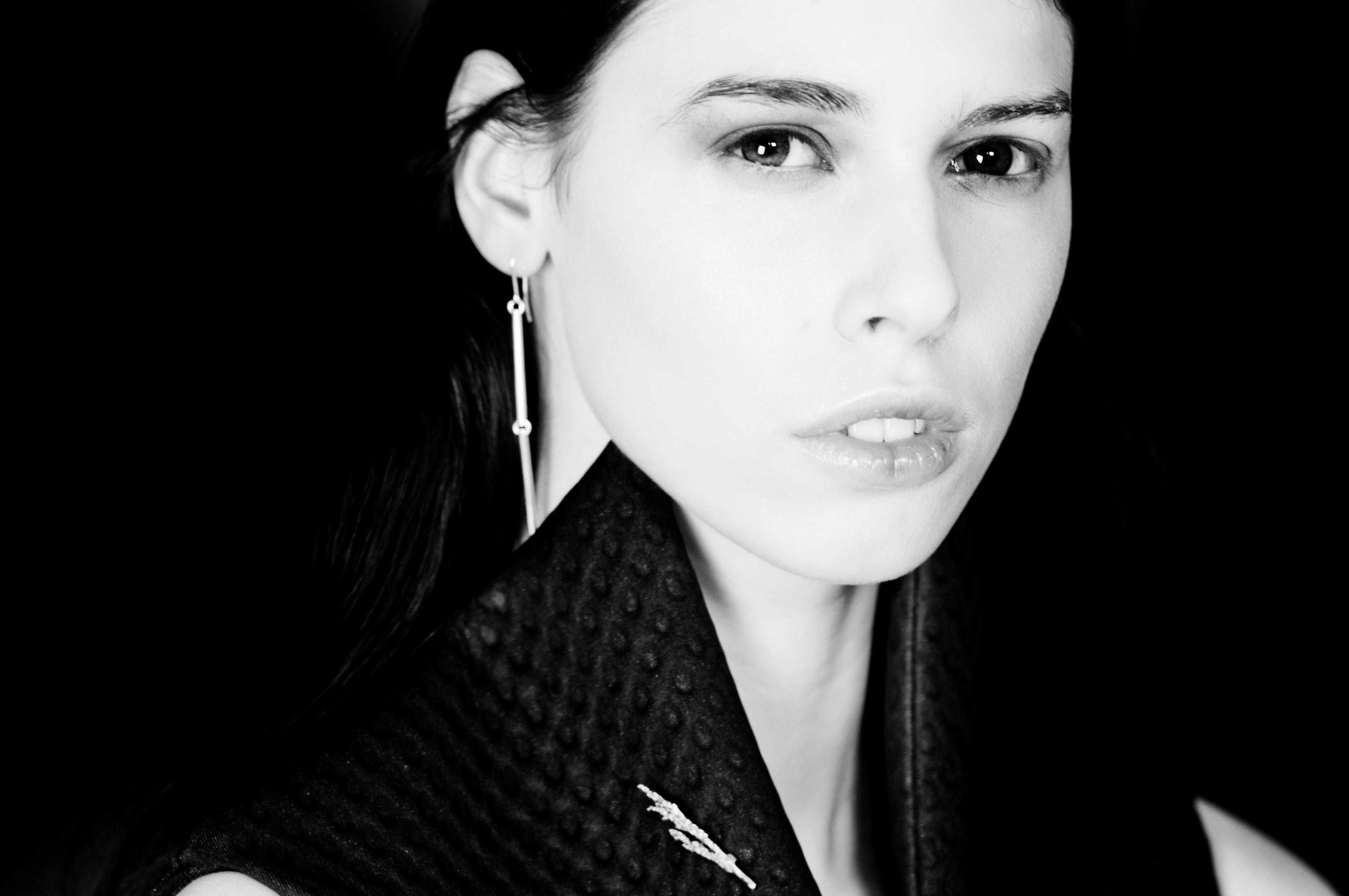 Sterling Silver Juniper Contemporary Brooch by the Artist For Sale 5