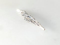 Sterling Silver Juniper Contemporary Men's Brooch by the Artist