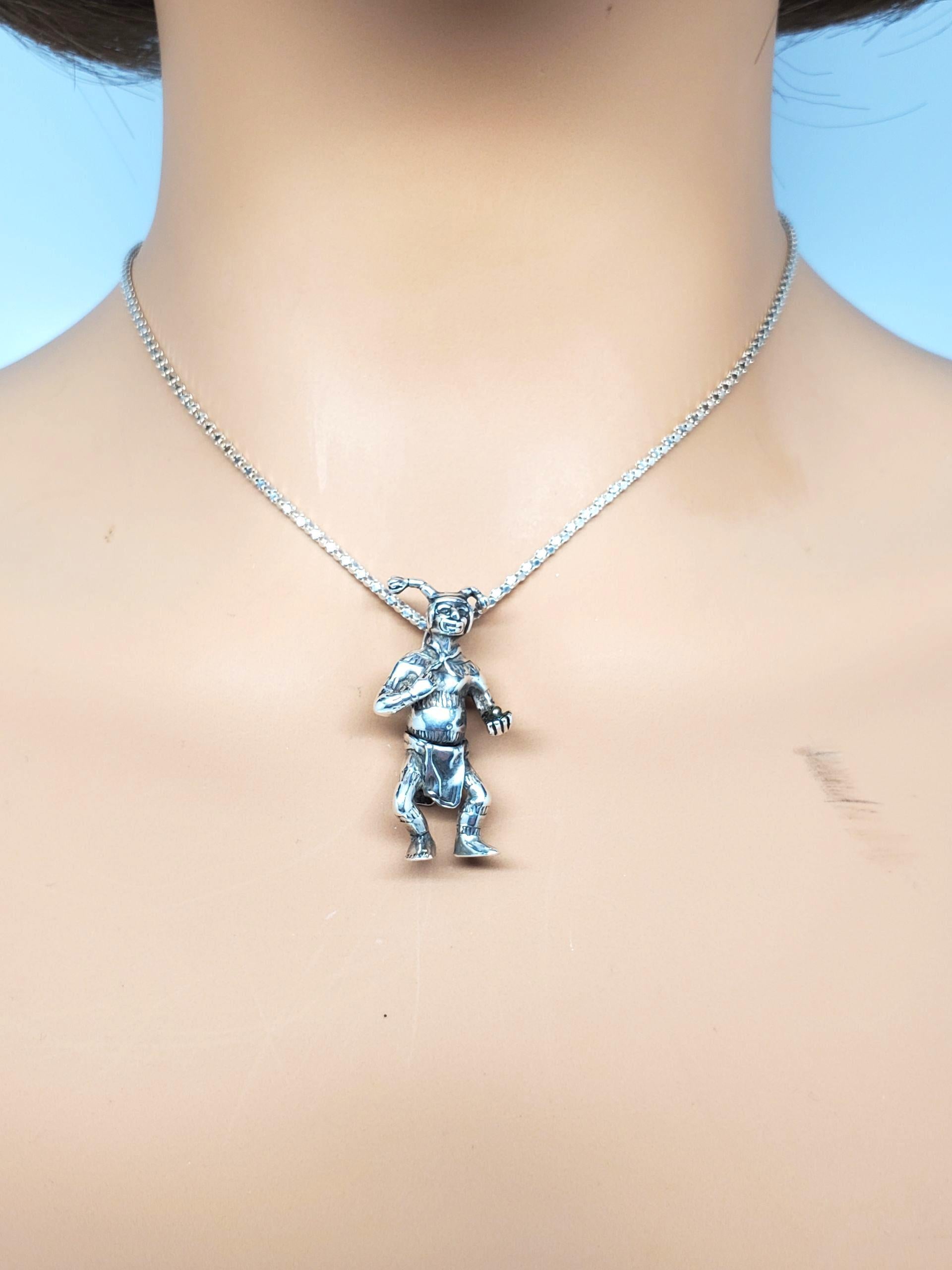 Ciondolo d'argento con danzatrice Kachina #22582 in vendita 2