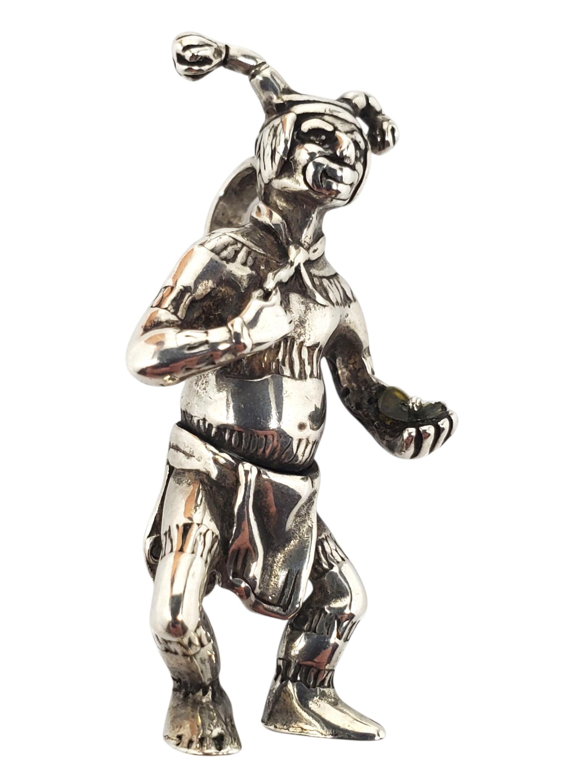 Ciondolo d'argento con danzatrice Kachina #22582 in vendita