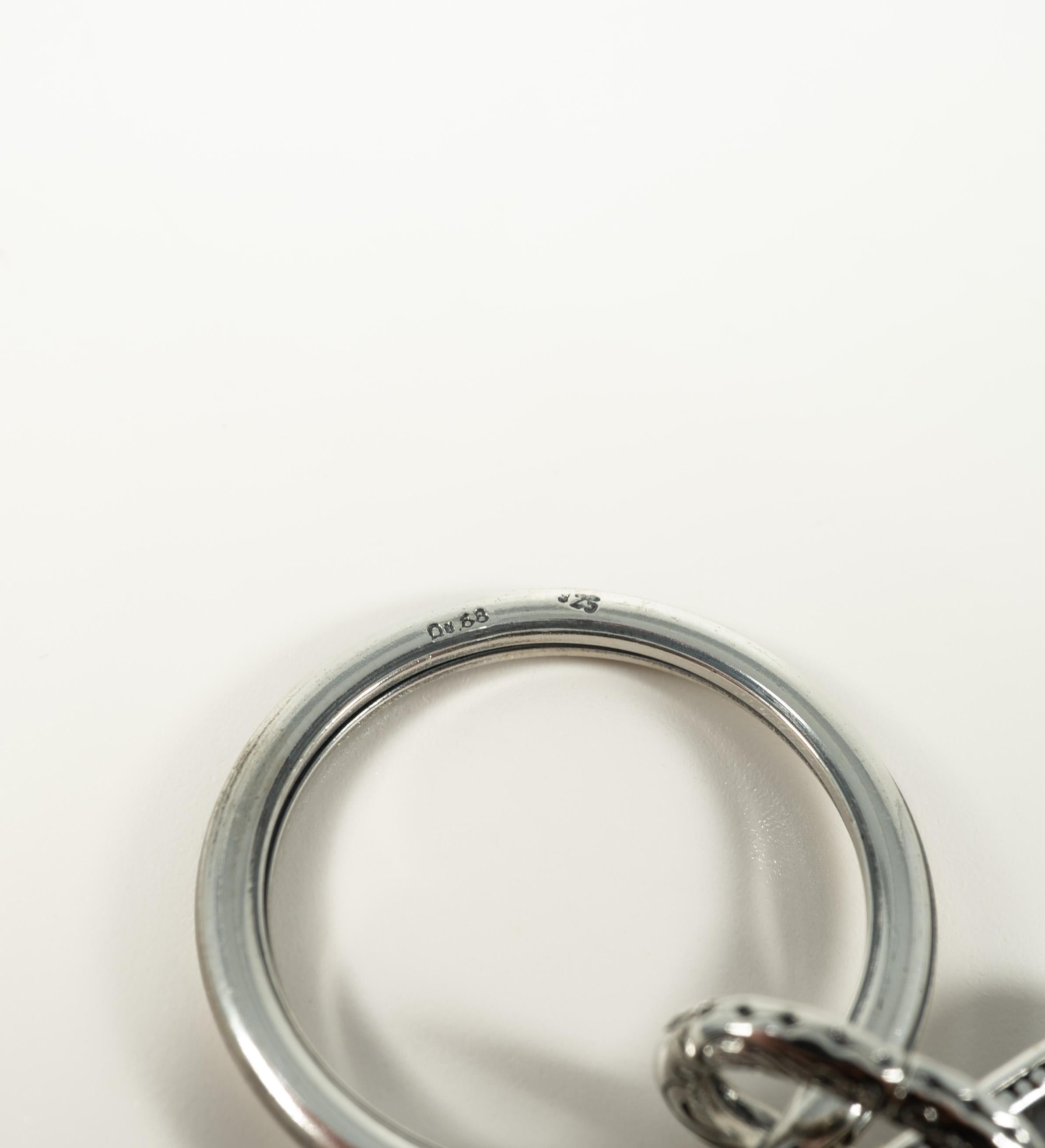 Women's or Men's Sterling Silver Keychain by Konstantino