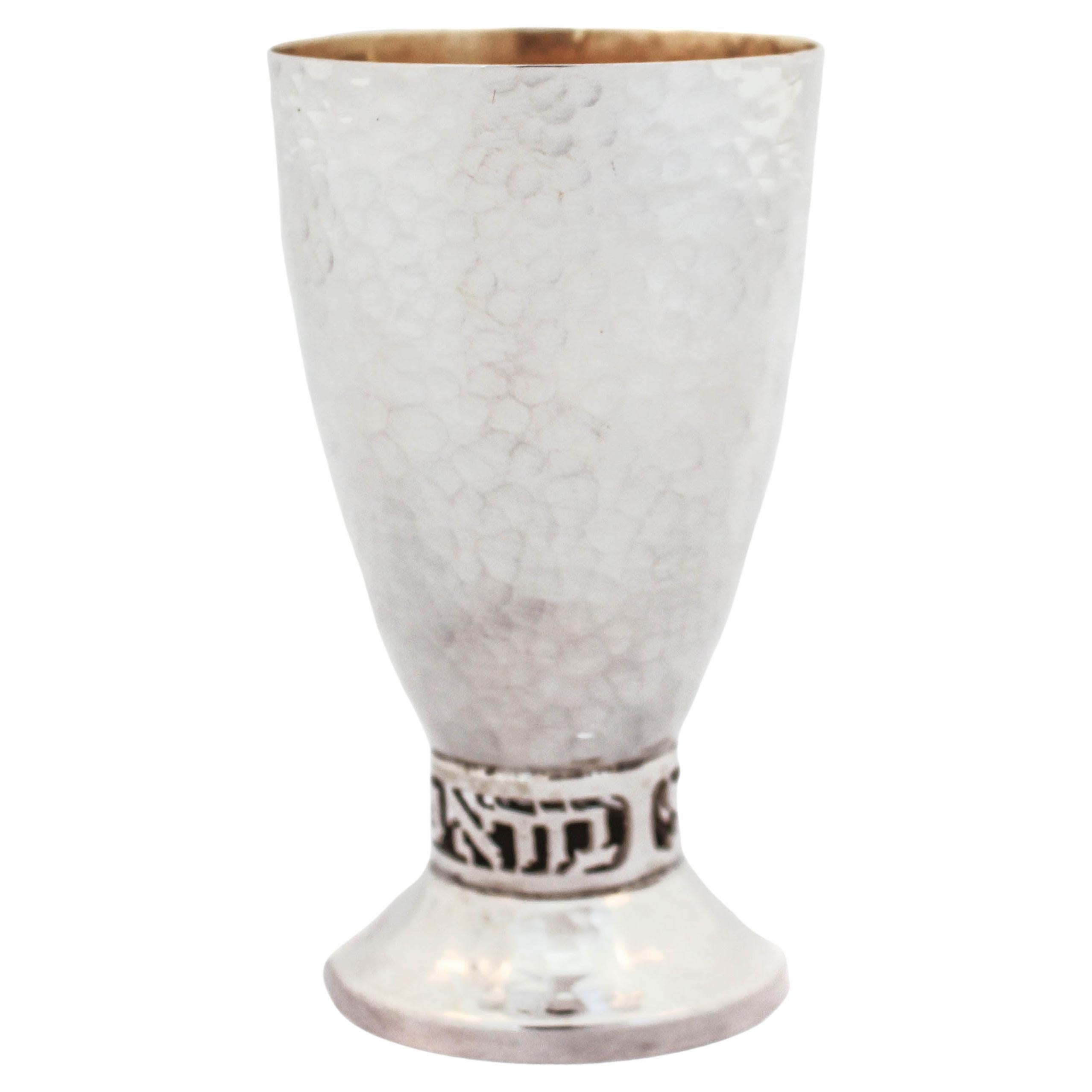 Sterling Silver Kiddush Cup For Sale
